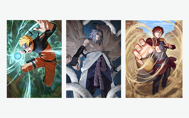 NARUTOカードゲーム スターターデッキ3種(ナルト・サスケ・我愛羅)